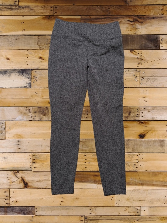 Athleta Pants - Athleta Delancey Herringbone Tight Black Gray High Rise Leggings Size Medium